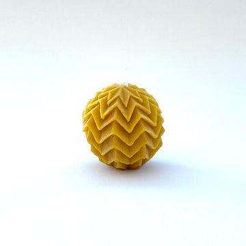 Chandelle sphère cannelée